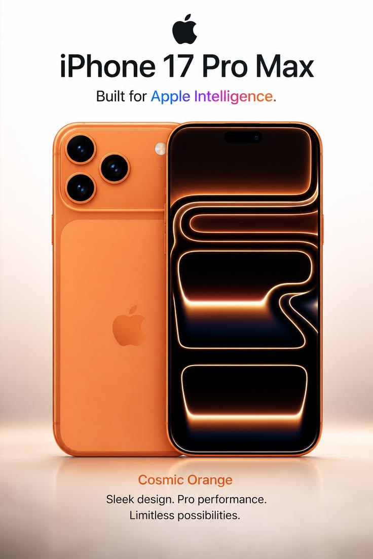 iPhone 17 Pro Max 256 GB Naranja Cósmico Nuevo
